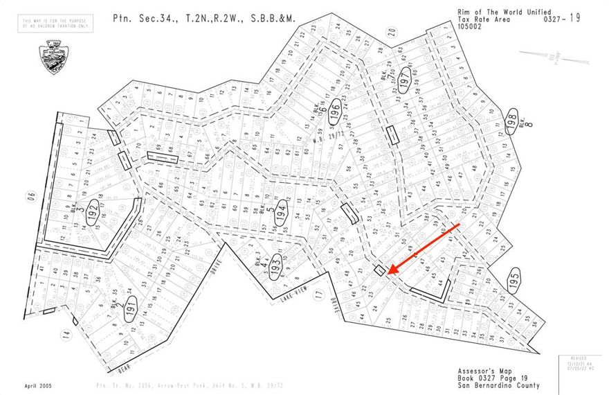Down-sloping lot with gorgeous views in the Mtn community of Arrowbear. Due to the parcels small size, this one really makes more since if you
own a nearby home or parcel. Water & Sewer are serviced in the area by Arrowbear Park County Water District, Power by Edison and gas by SoCal
gas. Always a good idea to reach out to each utility to confirm. Feel free to drive on by: Lot is left hand side of 33491 Music Camp Rd 34.212629
-117.073348 *Address number is lot number for MLS reference purposes only. Address not yet assigned by​​‌​​​​‌​​‌‌​​‌​​​‌‌​​​‌​​‌‌​​​‌​‌​​​‌‌​ county.
