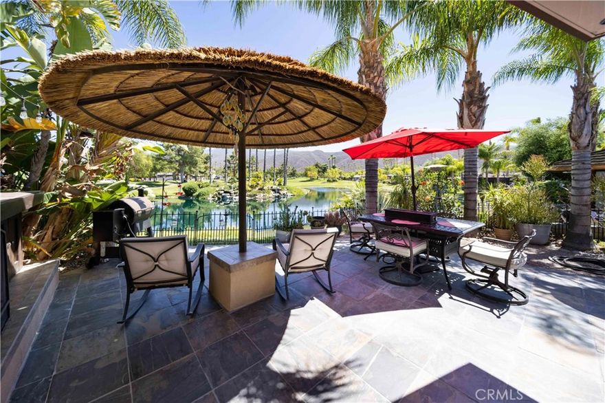 A Truly One-of-a-Kind Opportunity! Welcome to an extraordinary RV lot at the prestigious Rancho California RV Resort, where luxury living meets nature’s beauty. The moment you step onto your impeccably crafted slate driveway, you’ll be captivated by the elegance and serenity of this lot, designed to be the ultimate retreat. Take in the panoramic views of a scenic waterfall and lush golf course, paired with stunning sunrises that promise to brighten your mornings. After a day of adventure, unwind in your private sanctuary under the shade of a Palapa—a perfect setting to enjoy the outdoors. And just steps away, a charming fireplace awaits, creating a cozy ambiance for cool evenings under the stars. Your lot features a fully screened-in Allumawood brick combination build-out, designed to offer both style and comfort. Inside, you’ll find a welcoming dining space, a spacious island kitchen with ample cabinet storage, and a washer and dryer for your convenience. The living room is thoughtfully arranged for relaxation, with large windows that invite the natural beauty of the outdoors inside. An electric roll-up sunshade allows you to control the sunlight, making this space enjoyable year-round. The added convenience of a septic-free ½ bath water closet ensures comfort while maintaining the integrity of the lot’s design and functionality.This is one of the most beautifully developed lots in all of Rancho California RV Resort, offering an unparalleled living experience. With luxurious amenities, stunning views, and a relaxing outdoor space, this lot is truly a once-in-a-lifetime opportunity to embrace the RV lifestyle at its finest. 38' Pinnacle bath and half also 4sale.  Financing Available....