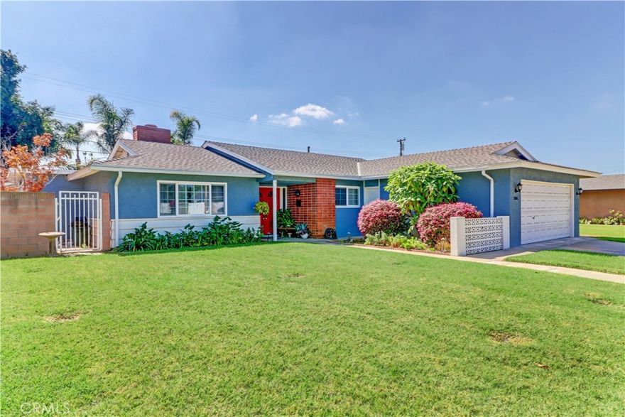 This is your opportunity to live in the beautiful city of Orange. This home features 4 Bedrooms and 2 Bathrooms. The open floor plan is great for entertaining with a dual sided fireplace that is open to the living room and dining room. Formal dining area that opens to the kitchen. The primary bedroom has it's own primary bathroom. There is a slider door that leads out to the backyard with your own private swimming pool and plenty of room for entertaining. The home is centrally located and close to dining, shopping, and entertainment. Come see ALL this home has to offer.
