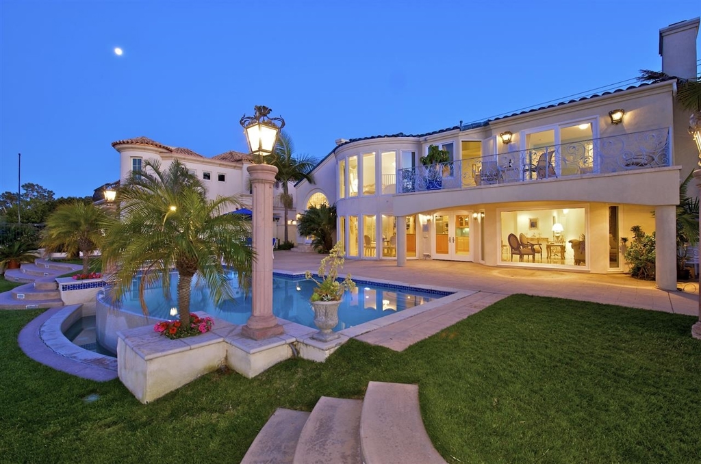 Create beautiful memories in a luxurious and sophisticated Mediterranean Villa situated on the most coveted 85 ft of bay front property on Coronado. Indulge in panoramic San Diego Bay and downtown city views from every living space, totaling 4,520 sq ft. At night the zero edge pool illuminates the backyard as you entertain, relax, and rejuvenate. You won’t find a more coveted lot in Coronado. When the sun-sets, the city lights shine. Best Panoramic Views in All of San Diego! Neighborhoods: Village Equipment: Fire Sprinklers,Garage Door Opener,Pool/Spa/Equipment, Range/Oven Other Fees: 0 Sewer: Sewer Connected Topography: LL
