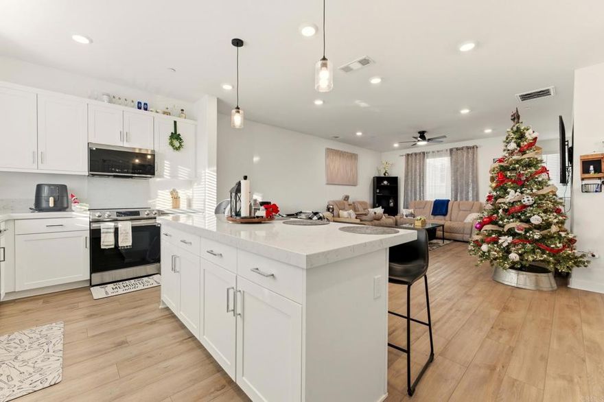 Welcome home to 796 Makani St #3, a beautiful 2024 construction that perfectly balances modern style with everyday ease. Where convenience meets comfort in every detail, this recently completed residence offers a rare opportunity to own a contemporary home in the heart of Chula Vista. You’ll love the efficiency of the fully owned solar system, providing long-term savings from day one, along with a spacious 2-car garage that offers plenty of room for vehicles and extra storage.  The location is a total standout—you are ideally situated near major freeways and premier shopping, and you can be in the heart of Downtown San Diego in just a few minutes. Inside, the home feels bright and inviting, designed for a lifestyle that values both relaxation and accessibility. It is rare to find such a recent build that puts you so close to everything the region has to offer. Come take a look and see for yourself why this Chula Vista gem is the perfect place to call home.