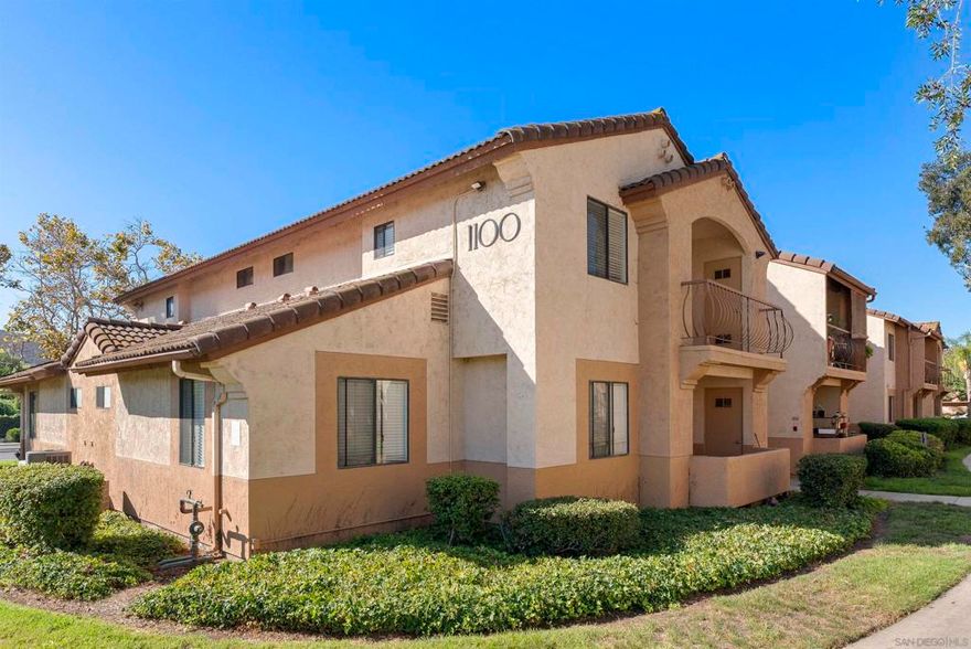 Located in the resort-style Villa MonteVina complex in Rancho San Diego, this upper-level condo features brand new carpet, fresh paint, central heat/AC, in-unit laundry (washer/dryer included), and a large balcony with storage closet. The kitchen features stainless steel appliances, newly updated cabinets, stone counters and plenty of cabinet space. The Villa MonteVina community offers two pools & spas, a gym, sauna, tennis & racquetball courts, playground, BBQ's, clubhouse, and abundant guest parking. It's conveniently located walking distance to Cuyamaca College and minutes to shopping, dining, grocery stores, theaters and more. Paid water, sewer and trash utilities make this an easy rental investment property or moving in a breeze!