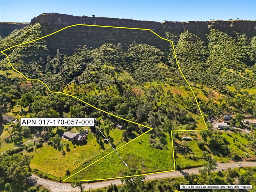 38.7 acres located in Butte Creek Canyon on the Honey Run side.  There are two parcels and the first parcel 017-170-057 sits on 2.17 acres.  The second parcel 017-190-088 sits on 36.53 acres.  The parcels are to be sold together.  Don't miss your opportunity to build your dream home.  This is priced to sell!