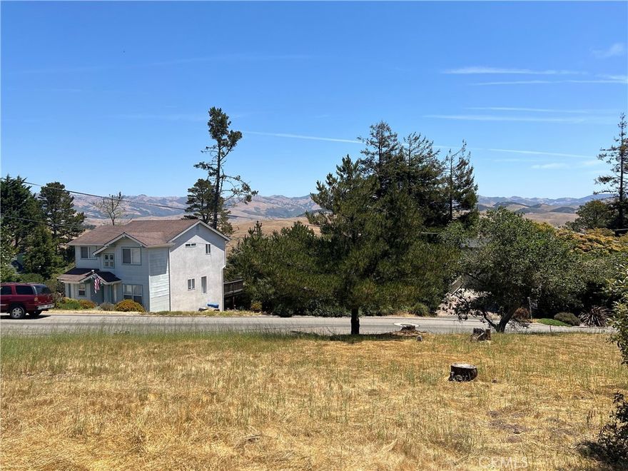 Top of Lodge Hill-Top of the World! Over size double lot (7300 sf+-). #262 on CCSD water wait list. Enjoy forever Santa Lucia Mountain views. Lots are surrounded on all sides by forested open space. Park like setting. Private, quiet, sunny location on a paved street. Invest Now, while prices are low, in your future Cambria Home. Buy and Hold for now until the current building moratorium for new construction is lifted. Check CCSD and county websites (cambriacsd.org & slocounty.ca.gov) for info on the moratorium & allowable uses for property. Offered for $57,900.