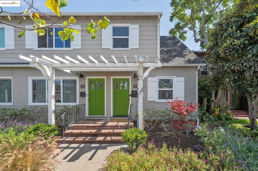 Tucked within a boutique four-unit HOA, this thoughtfully upgraded two story townhome is move-in ready and brimming with charm. Inside, you’ll find a beautifully remodeled kitchen and bath, gleaming hardwood floors, a custom gas fireplace insert, and a mini split with AC—making the space as functional as it is inviting. Sunlight streams through the windows, creating a bright, welcoming atmosphere throughout. Everyday living is effortless with in-unit laundry, generous attic storage, and your own dedicated bike shed, complete with a succulent garden perched on top. A private parking space in the paved driveway and low HOA dues add even more convenience. Set in the heart of Temescal, this home places you at the center of Oakland’s most dynamic neighborhood. Savor brunch at Brenda’s or Homeroom, grab tacos at Cholita Linda, or stock up at Whole Foods just blocks away. MacArthur BART is less than a mile from your door for an easy commute, while a quick 10-minute walk brings you to the eclectic mix of cafés, boutiques, and dining along Piedmont Avenue. Whether you’re searching for a stylish pied-à-terre or a low-maintenance home base, this townhome delivers comfort, community, and connection in one of Oakland’s most vibrant locales.