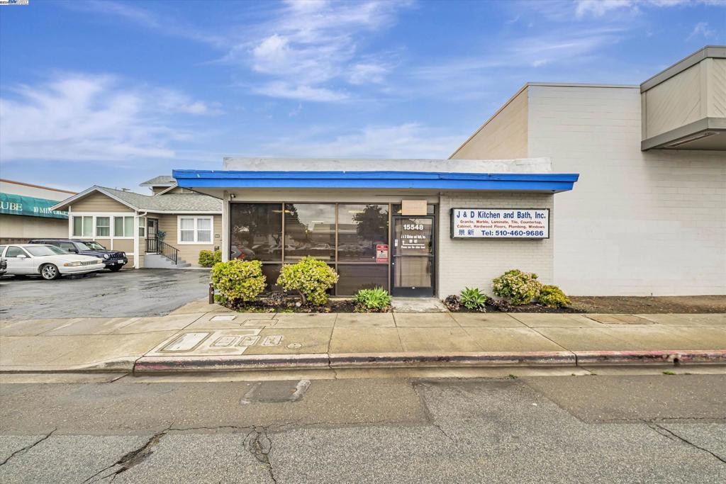 Great Commercial Investments. Prime location -Two parcels zoned as commercial. One parcel has a 3 bedroom 1 bath SFR house in front and rear Duplex with two 1 bd 1 bath units. Another parcel has 7 rooms 2 bath office/retail, currently using as Kitchen & Bathroom showroom & Storage. Adjoining to a shopping strip and across the street from Walmart. Potential to add more retail/office units. (check with Alameda county zoning/planning office. Current zoning - District Commercial - allows to build up to 5 stories, 75' high building for conditional use permit. Zoned for studio, art, dance, martial arts, music, theater, cinema of performing art, library, museum, art gallery, office, meeting facility, coffee shop, general retail, thrift store, business service, care facility, day care, hotel/motel, laundromat/dry cleaning, medical services and personal services. Value in Land.