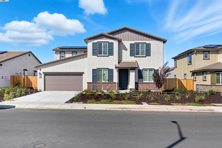 Brand New Home nestled in a new community. Energy efficient with Elemental Enhancement. The 3 bay tandem is spacious for extra equipment for any leisure activities. Downstairs Flex for a home office or study space. Upstairs loft for extra family room and can be use for variety of means. This lovely home comes with a Laundry Room with cabinets and Table. Extra Cabinets along the upstairs hallway. Kaiser Permanente is right around the corner.  Bart, Sutter Hospital, Hwy 4, and John Muir Medical is just a few miles away. This is a must see home with a bunch of incentives. Welcome Home!