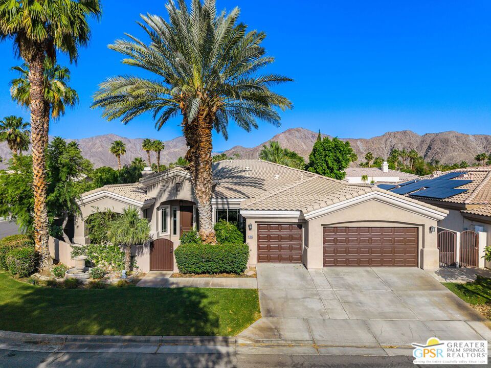 A loaded 2021 Maserati Levante will be included in the sale of the house with favorable offer (photos Included). Welcome to this stunning 4-bedroom, 4-bathroom luxury home located in one of the Coachella Valley's most desirable gated communities, Lake La Quinta, offering 24/7 security, privacy, and resort-style living. Perfectly positioned just minutes from Coachella Festival, Stagecoach, Indian Wells Tennis Garden, world-class golf courses, scenic hiking trails, and premier shopping and dining, this turnkey furnished property is an ideal full-time residence, vacation home, or rental investment. Step inside to discover a bright, open-concept floor plan with travertine flooring throughout and a completely renovated kitchen featuring high-end finishes and modern appliances. The expansive great room is perfect for entertaining, with seamless indoor-outdoor flow. Three of the four spacious bedrooms offer en-suite bathrooms, recently updated with sleek, contemporary design elements. The oversized primary suite is a true retreat with a spa-like bathroom, large walk-in shower, and sliding glass doors that open to a private patio and sparkling pool. Outside, the landscaped backyard offers a peaceful escape with a heated pool, plenty of space to lounge or host guests, and mature greenery that adds privacy and charm. Additional highlights include brand-new Anderson windows and doors throughout, a finished three-car garage with epoxy floors, custom-built-in storage, a mini split system, and a dedicated EV charging. Residents enjoy exclusive access to community amenities including a scenic lake, community pool, and private park. The low monthly HOA fee includes 24-hour guard-gated security, high-speed internet, and a premium cable package. Homes like this rarely come on the market. Schedule your private showing today and experience luxury desert living at its finest.