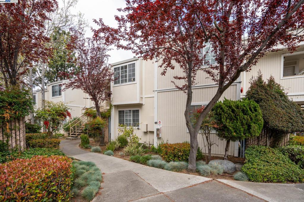This spacious home sits on the top floor and overlooks the San Lorenzo Creek and Canyon. Sit on your balcony and breathe in the clean air and look out onto the open space. The complex is so very quiet. Both bedrooms are good sized with vaulted ceilings. The bathrooms are both very spacious. Walk into a kitchen with granite counters, stainless steel appliances, newer cabinets and a range that can be either gas or electric. Walk into the wide living room with vaulted ceilings and a gas fireplace. The living room opens on to the balcony that allows the cool breeze to sweep through the house as well as an abundance of natural light. The floors are a hickory laminate that are new and run throughout the home. Dual pane windows. Each home has 2 assigned parking spaces. The community is gated and there is plenty of guest parking. Stacked washer/dryer. HOA includes water and garbage. The home is centrally located to Chabot hiking trails, freeways, dining, Peets and Philz Coffee, various grocery and shopping stores. Around the corner, Grocery Outlet, and Trader Joe's, Downtown Hayward nightlife, central Castro Valley business district, farmers market, CSUEB Campus, Castro Valley BART and so much more. OH 8/16 2-4