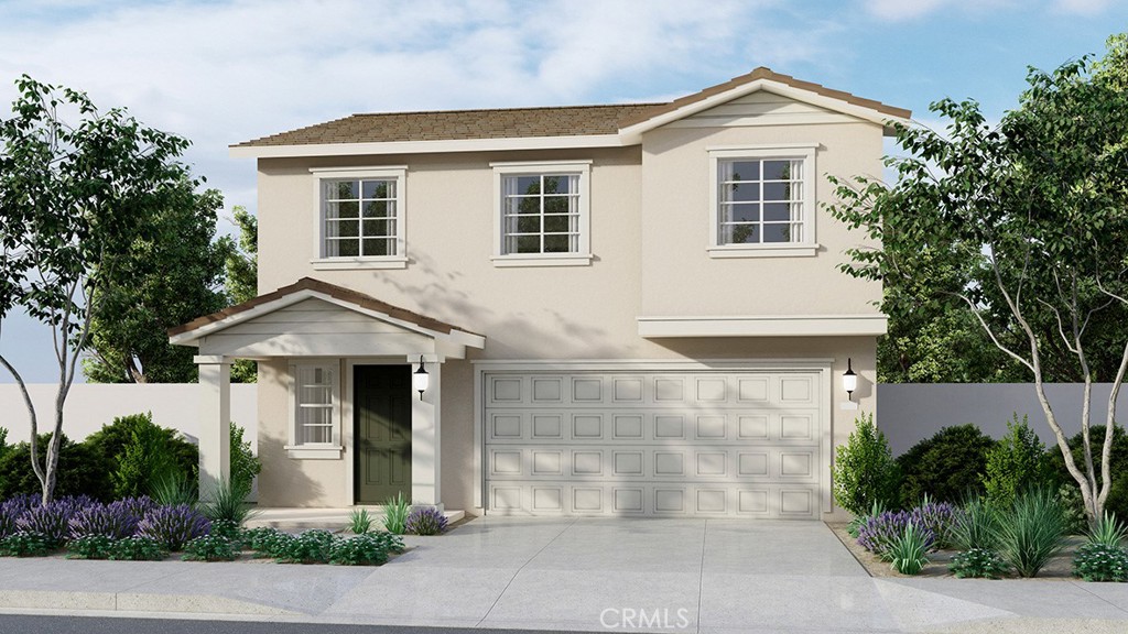 NEW CONSTRUCTION and QUICK MOVE-IN in Winchester - SOLAR INCLUDED - This lovely two-story 1,583-sf home with a California Ranch facade is no a CORNER LOT with no neighbors behind!! The Island kitchen with island eating area has New Valle Nevado granite counters, built-in stainless-steel appliances and a walk-in pantry. The interior comes complete with Alto stained maple shaker-style cabinetry, lots of included recessed lighting, and vinyl and carpet flooring throughout. The downstairs includes a powder bath and upstairs the main bedroom with ensuite bathroom and walk-in closet, 2 additional bedrooms, full bathroom, and a laundry room. There is also a direct-access two car garage PRE-PLUMBED for an electric car! This truly modern home has all the Smart Home features you would expect and, is LANDSCAPED AND IRRIGATED in the front yard. The community is situated close to park and freeway access. This home is ready NOW for move-in, and we can't wait to Welcome your buyer Home!! **HUGE SAVINGS!! Solar is "No additional cost to your buyer" - it is INCLUDED IN THE PRICE OF THE HOME**