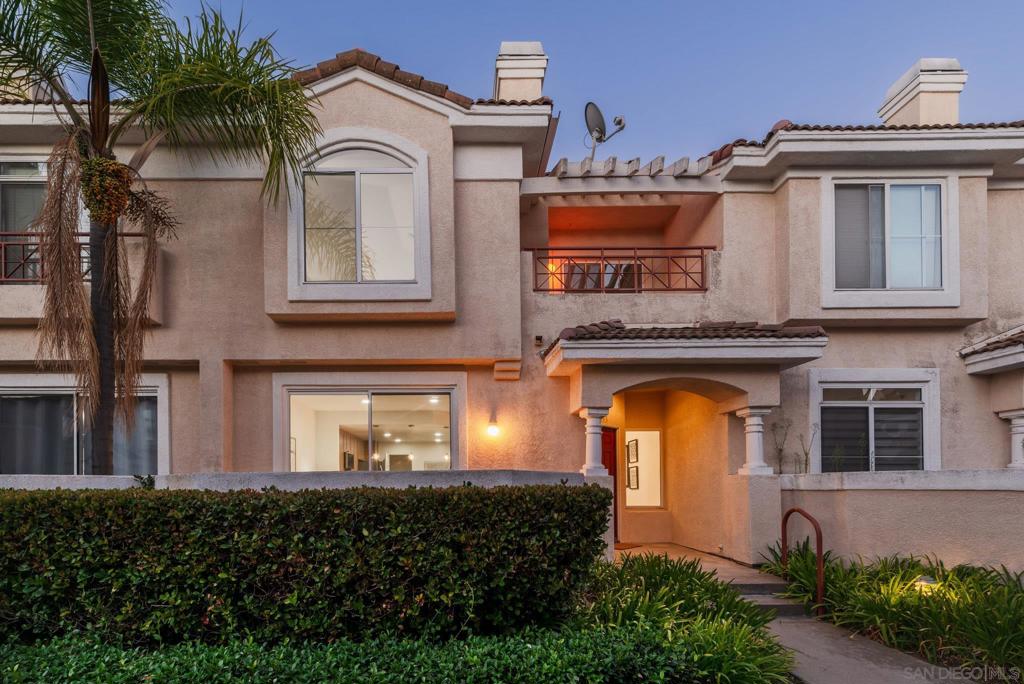 Welcome to 9368 Babauta Rd, a fully reimagined townhome in the desirable Monte Rio community. Featuring 3 bedrooms, 2.5 bathrooms, & 1,510 sqft, the home has been thoughtfully refreshed w/ updated finishes that bring a clean, modern feel throughout. The main level includes a spacious dining area & living room w/ a beautiful fireplace that opens to a private patio, creating an easy indoor-outdoor flow for everyday living & entertaining. The kitchen has been renovated w/ new cabinetry, appliances, pendant lighting, & gold accented hardware & fixtures. The breakfast nook is the ideal spot to enjoy your morning cup of coffee or a relaxing dinner for 2. A powder bath w/ new vanity & updated finishes, laundry room, & direct-access 2-car garage provide added convenience. Upstairs, the primary bedroom includes a private balcony & completely redesigned bathroom w/ dual-sink vanity, newly tiled shower, modern lighting, & gold-accented hardware. The spacious 2nd ensuite bedroom showcases many of the same thoughtful upgrades & the 3rd room offers ample space for a home office. Additional features include fresh interior paint, new flooring throughout, all new interior doors w/ matte black hardware, & lighting specifically chosen to complement the home’s modern aesthetic. Residents of Monte Rio not only enjoy the community pool & spa, but have the convenience of living near scenic hiking trails & neighborhood parks in Rancho Peñasquitos, the flexibility to shop & dine in Scripps Ranch or Mira Mesa, & appreciate the commuter-friendly benefits of living minutes from Hwy 56 & 15 freeway.