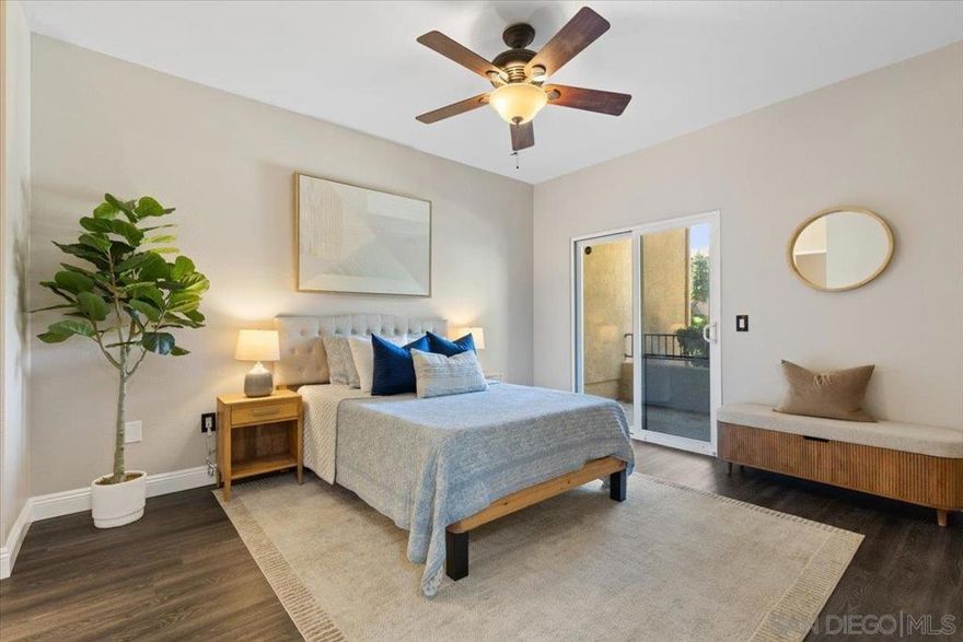 Check out this Lakeside retreat! Located at 9728 Marilla Drive, Unit 210, this delightful corner unit offers a smart blend of style and convenience in the desirable Cherry Creek gated community. This 3-bedroom, 2-bathroom condo spreads over 1,093 square feet, featuring freshly painted interiors and luxury vinyl plank flooring throughout, ensuring a chic and welcoming vibe.  The heart of the home is a beautifully remodeled kitchen that invites you to unleash your culinary prowess. The spacious primary bedroom serves as a personal oasis, complete with a luxurious soak-in tub that's perfect for indulging in relaxation. Adding to the convenience, you'll find an in-unit washer and dryer, making laundry days a breeze.  Stay comfortable year-round with central air conditioning and heating, and enjoy your morning coffee or evening unwind on your own private patio. The community enhances your living experience with amenities like a refreshing communal pool, a soothing hot tub, and a media/recreation room for fun gatherings. With assigned parking and ample guest parking, your convenience is always top of mind.  This home is more than a living space—it's a lifestyle waiting to be embraced. Discover your serene escape today and make it yours!