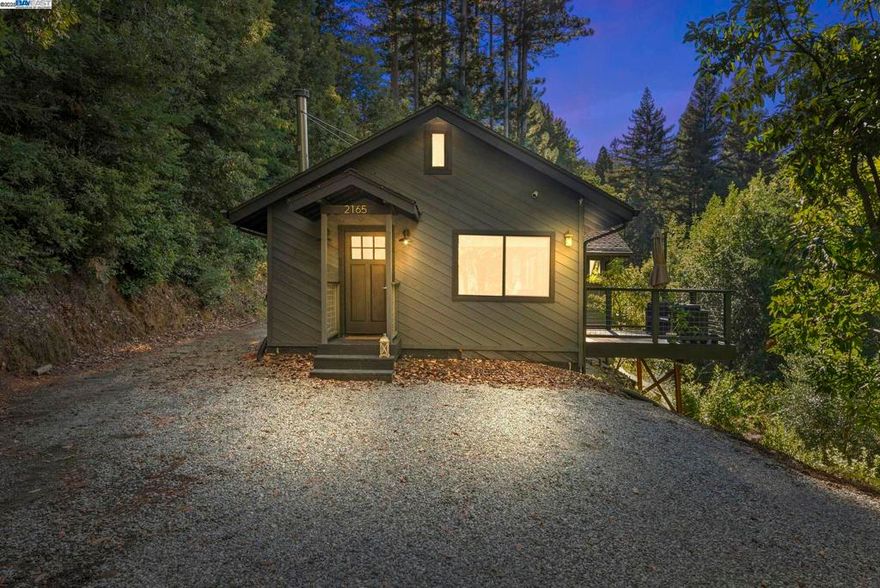 Quaint Felton Home.Stunning Forest Views from the Kitchen, Living Room Primary Suite and .backyard deck. Very Secluded with Beautiful Mature Trees & Pristine Views. This home is ready to move in, the kitchen and baths are updated, the electrical and plumbing have been checked, and the septic system is a few years new. An entrance to the UCSC Upper Campus is a short walk. Hiker and Explorer's Dream with miles of Hiking and Mountain Biking Trails. Some of the Best Single Track Trails in Santa Cruz Close by.The desirable Forest Lakes Area has private water and roads and a Community Swimming Pool. Even though it feels like you are Deep in The Forest, Short drive to Santa Cruz from Hwy 9. Whether you are an outdoor enthusiast or prefer peace and quiet. This Home has the LOCATION and AMENITIES to satisfy your desires. Please note Public Records Show home built in 2015. It was completely remodeled in 2015,