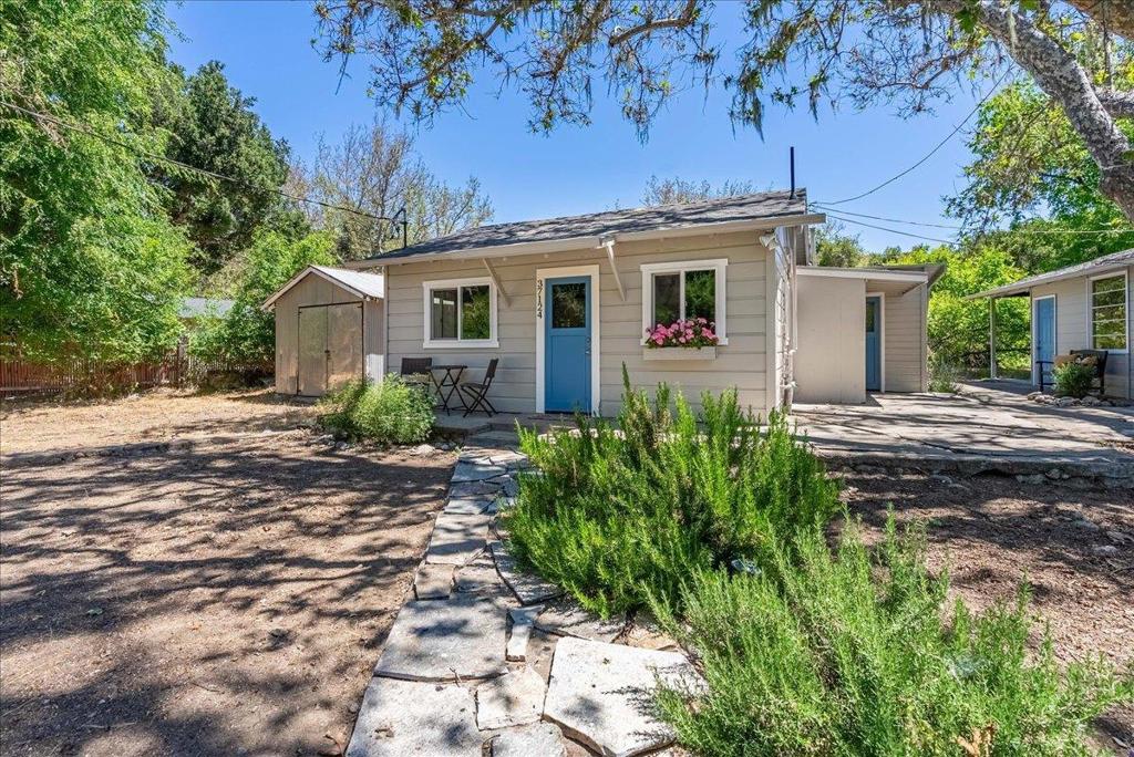 Welcome to this charming two bedroom one bath cottage nestled in upper Carmel Valley. Recently renovated, this adorable cottage backs up to a seasonal creek and is within short walking distance to the Carmel Valley River and Community Park. This unique home features detached garage/workshop, new appliances, updated kitchen, bathroom, flooring, roof and new double pane windows throughout. A detached 2nd bedroom includes bonus room which could function as office, storage or artist studio. Enjoy hiking trails to the Los Padres Dam and enjoy privacy while being located just 25 minutes from Carmel Valley Village, close to shops, restaurants and excellent wineries.