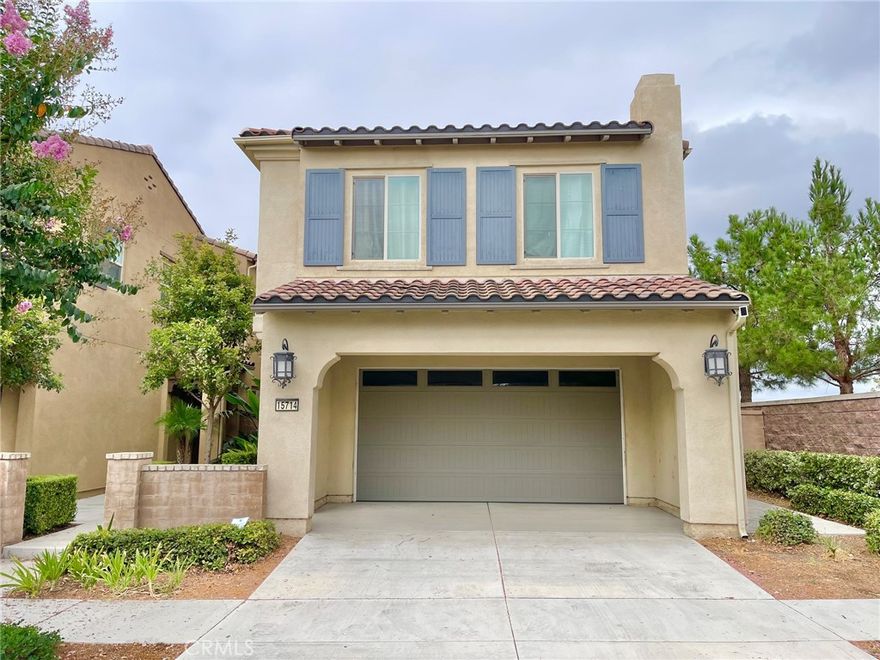 Single family home located in master planned community of The Preserve at Chino. Corner lot location with bigger side yard. Permitted covered sunroom in the back yard. The home features 4 bedrooms and 3 full bathrooms, downstairs has one bedroom and one full bathroom, open concept Kitchen with center island, wooden cabinets, Granite countertop, full back splash, stainless steel appliances, Laminate wood flooring throughout the first level, upgraded carpet in each bedroom, additional custom-made storage cabinets in the garage. The community has 2 club houses, 3 swimming pools, 2 indoor gyms, tennis courts and basketball courts. Top rated school district, the area close to the parks, The Preserve Town Center nearby.
