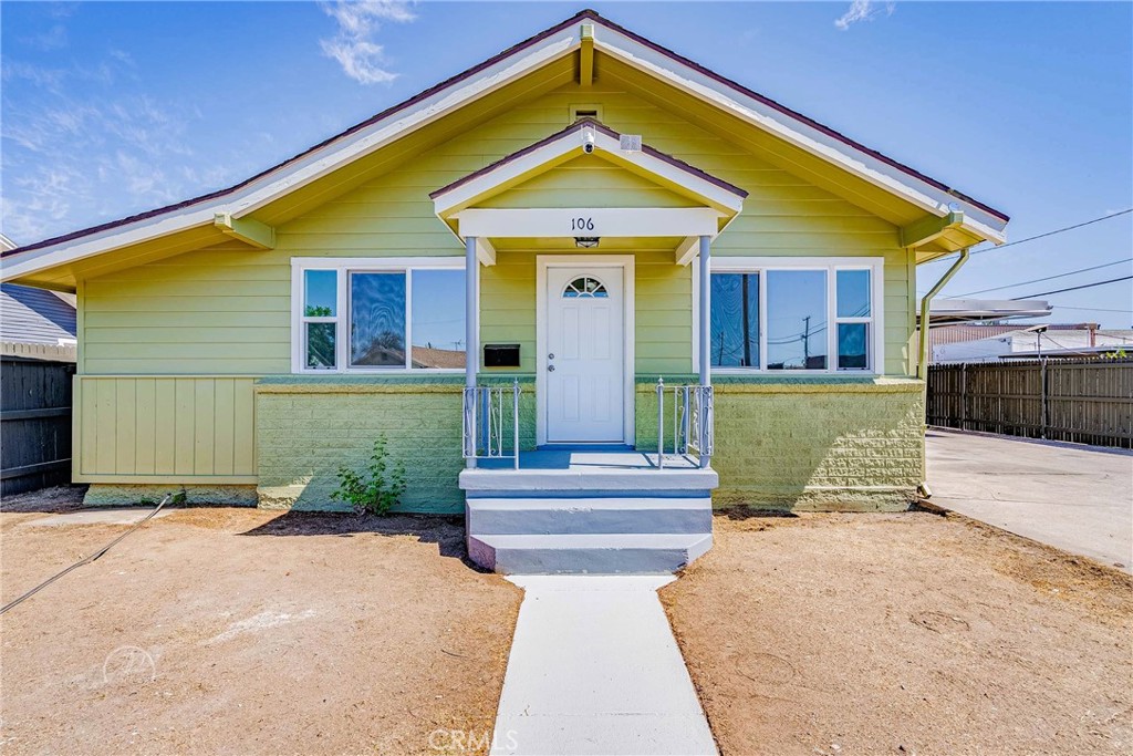 Turnkey Duplex With Separate Addresses, Solar, and Oversized Workshop
Exceptional income-producing duplex in Bakersfield with separate addresses (106 Moneta Avenue & 106 Moneta Avenue Unit B, Bakersfield, CA 93308). The front home offers 4 bedrooms and 2 bathrooms with a modern open layout, remodeled bathrooms, new windows, quartz countertops, updated flooring, and central A/C. The rear unit is a stylish 1-bedroom, 1-bath ADU—ideal for rental income, extended family, or Airbnb potential. Each unit has separate gas and electric meters plus owned solar, making management simple. A rare highlight is the oversized garage/workshop with soaring ceilings and dual roll-up doors—perfect for mechanics, small business use, or storage. The property is fully fenced for privacy and security, with plenty of parking. This versatile R-2 lot is move-in ready and easy to manage, offering both strong cash flow and long-term upside.