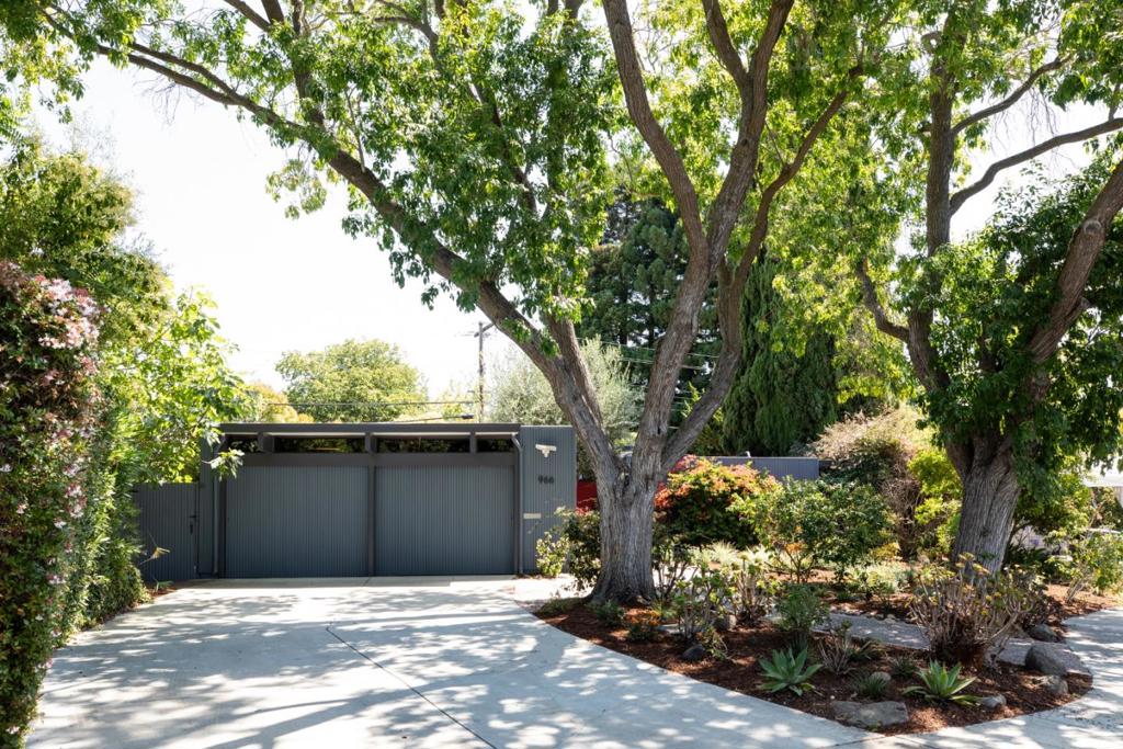 A just-completed renovation has transformed this original Joseph Eichler gem while thoughtfully preserving its architectural integrity. Located in the sought-after Triple El neighborhood in Green Gables, Palo Alto, the 3-bedroom, 2-bath home with family room showcases classic Eichler design elements such as beamed and paneled ceilings and floor-to-ceiling glass. The kitchen opens onto the living and dining room, and looks out onto the sunny backyard. Updates include new white engineered oak floors throughout, beautifully refreshed bathrooms. Enhancing the homes energy efficiency are newly installed mini-split HVAC systems with individual room controls, new dual pane windows and foam roof. Refreshed landscaping and a sparkling pool complete the setting. With top-rated Palo Alto schools, including Duveneck, Greene and Paly, (buyer to verify) and a prime location just minutes from parks and shops, this home is ready for a new chapter in one of the city's most desirable neighborhoods.