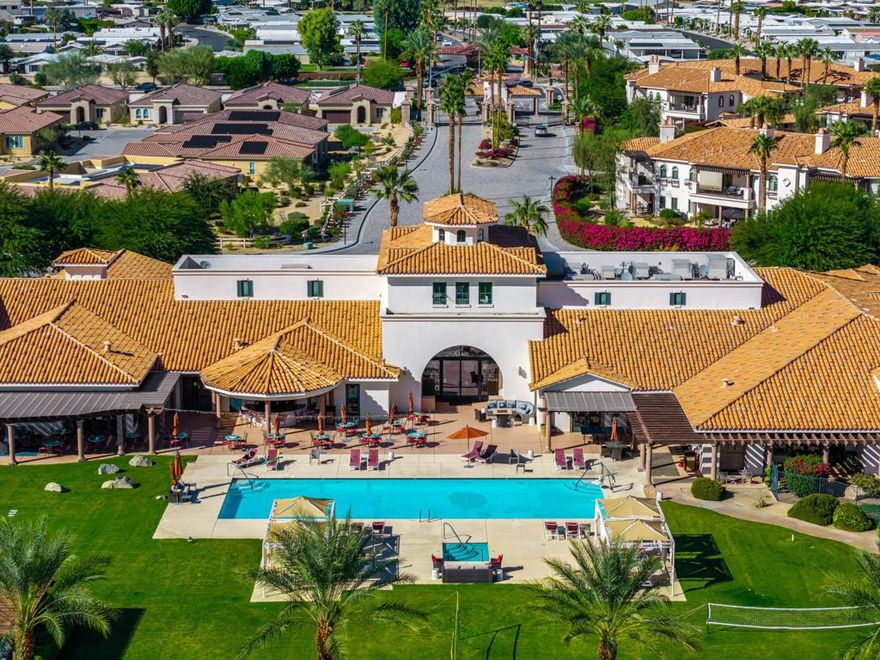 Welcome to Villa Portofino -- Palm Desert's Premier 55+ Community!This ground-level, turnkey furnished home is move-in ready and designed for comfort and style. With soaring ceilings,  natural light, and high-end finishes, you'll enjoy a luxurious yet inviting atmosphere.&#10024; Highlights:Open floor plan ideal for entertainingLiving room with floor-to-ceiling modern tiled fireplaceGourmet kitchen with island, granite countertops, wine refrigerator, stainless steel appliances, custom white cabinetry, and a large pantryPrimary suite with dual vanities, spacious tiled shower, bidet, new Artforma lighted mirror with built-in TV, and a generous walk-in closetPrivate patio retreat featuring comfortable seating, fire table, BBQ, smoker, pizza oven, and ceiling fan&#128663; Garage Features:2-car garage with direct home accessEV chargerEpoxy floorsCeiling fanStorage cabinets & overhead racks&#127969; Additional Upgrades:New plantation shutters throughout6'' base molding & 8'' crown moldingCeiling fans in every roomHOA-managed solar system + tankless water heater&#128161; HOA fees include: water, internet, premium cable TV, and earthquake insurance -- plus low utilities thanks to Community SOLAR System!&#127796; Villa Portofino Lifestyle:Living here means more than just a home -- it's a vibrant community with exceptional amenities. The 30,000 sq. ft. Clubhouse offers:2 restaurants100-seat movie theaterSports bar & game roomLibraryFitness centerHeated resort-style pool & spa with cabanasMiniature putting courseSocial activities & events year-round&#128205; Unbeatable Location: Just minutes from El Paseo shopping, Eisenhower Medical Center, McCallum Performing Arts Center, golf, and grocery stores within walking distance.&#10145;&#65039; Don't miss this opportunity to live in Palm Desert's premier active adult community. Call today to schedule your private tour!