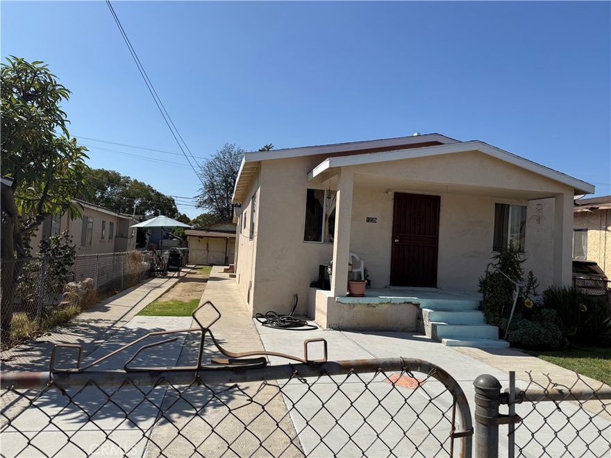 Great investment opportunity in East Los Angeles! Two upgraded units on one lot. Front unit 2 bed/1 bath, back unit 1 bed/1 bath.  Long driveway fits up to 6 cars plus detached garage currently used for storage. LAR2 zoning offers future development possibilities.  Convenient location near Downtown LA, Boyle Heights, and major freeways.