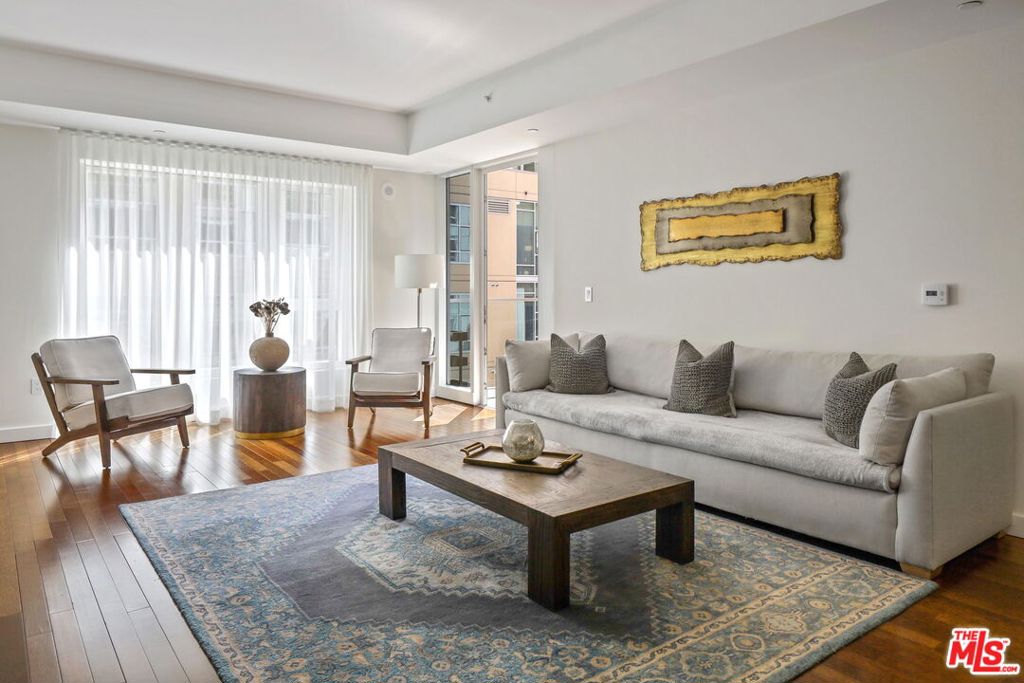 One-of-a-kind unique, fully upgraded large, almost 1300. sq.f., one bedroom /two baths condo in one of the most prestigious A+ buildings in LA. Luxury services and spectacular amenities with 24-hour concierge and valet service. Very spacious and bright one bedroom, South facing with lots afternoon sun. Expensive design and Restoration Hardware furniture. Great size master suite with expansive master bath with dual sinks, soaking tub, and separate walk-in shower. Huge walk-in and built-out closet. Top-of-the-line modern cooks kitchen, SubZero Refrigerator & Wine Cooler, Kuppersbusch Stove, and Dishwasher. The landlord installed a very expansive Japanese water purification system. Very spacious living room with balcony from both living room and master suite. The Best Rooftop Deck in Los Angeles at 1/2 Acre, 360-degree views of the entire city from Downtown to the Ocean with signature views of Hollywood Sign, Griffin Observatory, Capital Record Studio, and Pantages Theater. Amazing outdoor oversized pool and fitness center with just upgraded equipment, spa, sauna, fire pits, wet bars & BBQ areas. Twenty-four hours concierge, Room Service, Housekeeping, Security. Residence have 20% discount for all the W hotel services, restaurants, bar, massages at the spa. Superb location near The Pantages, Trader Joes, and Equinox, 2 blocks from the best restaurants. Residents can use the W Hotel Amenities. Available furnished for short or long term. Available from September 15th.