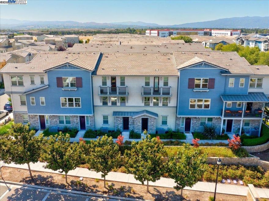 Welcome to this beautifully upgraded "Former Model House ". North-facing with thoughtful upgrades, this beautifully maintained home in Dublin’s desirable Irongate neighborhood offers the perfect blend of comfort, style, and convenience. Featuring a full bedroom and bathroom on the main level, it’s ideal for in-laws, guests, or a private office. The open-concept living space is filled with natural light, showcasing upgraded flooring, designer finishes, and a modern chef’s kitchen with premium cabinetry, marvelous countertops, sleek backsplash, and stainless steel appliances, perfect for gatherings and everyday living. Upstairs, spacious bedrooms and a luxurious primary suite provide a peaceful retreat. Two private balconies extend the living space outdoors, perfect for morning coffee, evening sunsets, or quality family moments. Located within walking distance to Clover Park, Cottonwood Creek School (K–8), and the highly anticipated Emerald High School, this home is a dream for residents. Enjoy being minutes away from Target, Starbucks, restaurants, Fallon Sports Park, and easy freeway/BART access for commuters. With its prime location, open layout, and amenities, this home truly has it all. Don’t miss your chance to own in one of Dublin’s most sought-after communities!