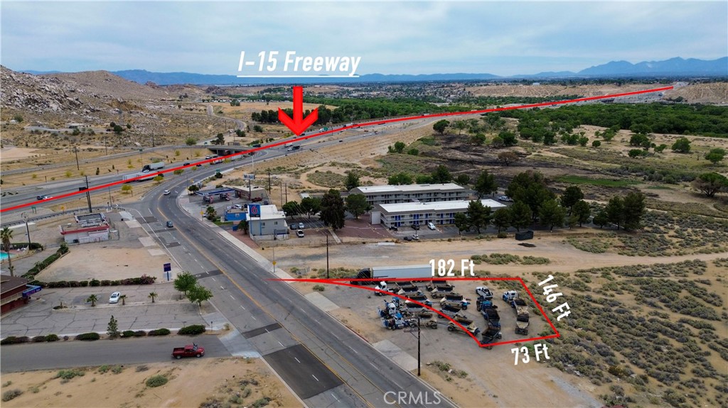 Prime Commercial/Light Industrial Lot Next to I-15 Freeway – Victorville, CA
Take advantage of this rare opportunity to own a strategically located commercial/light industrial parcel right off the I-15 Freeway in the fast-growing city of Victorville. Offering easy I-15 FWY accessibility, this vacant lot is ideal for a wide range of commercial or light industrial developments.
Whether you're looking to build a warehouse, distribution center, retail space, or service facility, this property’s zoning and freeway exposure offer endless potential for business growth and traffic-driven exposure.
Easy access to major roadways, including D St., Mojave Rd., Palmdale Rd., and Bear Valley Rd
This is a prime investment for developers, business owners, or investors looking to capitalize on Victorville’s booming commercial corridor. Don’t miss your chance to secure freeway frontage property with major potential!