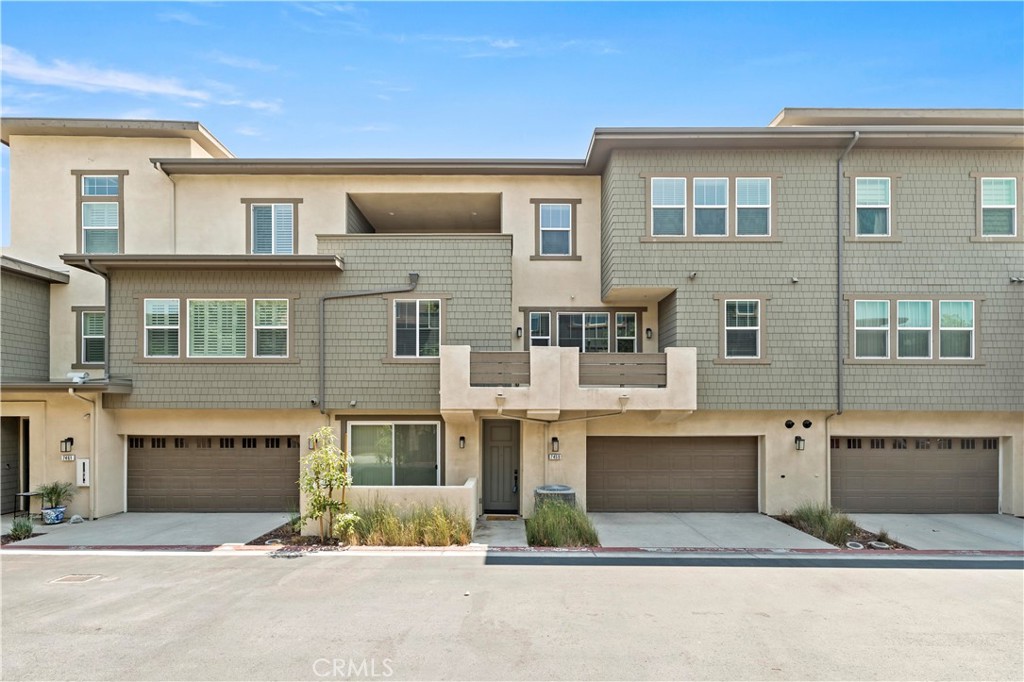Welcome to 7459 Solstice Place, a contemporary 3-bedroom, 3-bathroom condo nestled in the sought-after Day Creek Square community of Rancho Cucamonga. Built in 2020, this 1,845 sqft tri-level home offers modern design and comfortable living. One bedroom suite conveniently located on the first floor, complete with a private patio. Open-concept kitchen featuring granite countertops, a center island, recessed lighting, and stainless steel appliances, including a refrigerator. Spacious living areas are adorned with laminate flooring. Master suite boasts dual vanities and a walk-in closet. Property Highlights: **Spacious Layout**: Three levels of thoughtfully designed living space, providing ample room for relaxation and entertainment. **Modern Amenities**: Enjoy central forced air cooling, a two-car garage, and contemporary finishes throughout. **Community Features**: Residents can access a pool, spa/hot tub, and barbecue area, perfect for leisure and gatherings. **Prime Location**: Situated within the Etiwanda School District, with Terra Vista Elementary, Etiwanda Intermediate, and Rancho Cucamonga High School nearby. Shopping, dining, and parks are also within easy reach.
