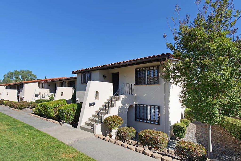 Welcome to Bernardo Villas in the heart of Rancho Bernardo! This spacious upper-level condo offers an open-concept layout, a well-equipped kitchen with refrigerator and dishwasher, central A/C and heating, and a private balcony perfect for outdoor relaxation. Includes one assigned carport space plus an additional storage area for extra convenience. Community amenities feature lush landscaping, and easy access to community laundry facilities. Ideally located near shops, restaurants, supermarkets, parks, and golf courses, and within the highly regarded Poway Unified School District. Quick access to I-15 makes commuting a breeze.