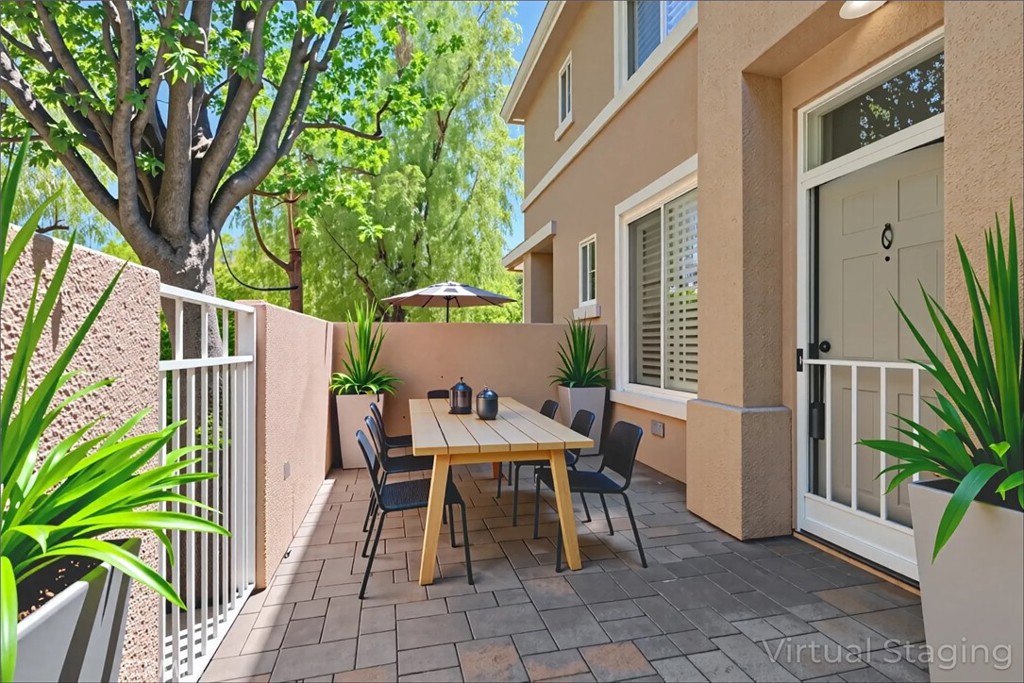 APPRAISED $55,000 ABOVE CURRENT LIST PRICE IN APRIL - UNMATCHED VALUE IN STEVENSON RANCH!!! THIS IS HANDS-DOWN THE BEST PRICED THREE BEDROOM HOME IN THE COMMUNITY OF STEVENSON RANCH, AND IT WON’T LAST!*** Welcome to 25781 Perlman Place #B, a beautifully upgraded 3-bedroom, 3-bath townhome perfectly positioned in one of the area’s most desirable neighborhoods. Featuring a smart, open-concept layout, this home has been thoughtfully enhanced with rich laminate flooring, fresh paint, plantation shutters, and thoughtful touches throughout. The chef’s kitchen is both stylish and functional, offering granite countertops, a breakfast bar, stainless steel appliances, a large pantry, and abundant cabinetry. The spacious primary suite feels like a true retreat with its grand double-door entry, massive walk-in closet, and ensuite bath with dual sinks. Two additional bedrooms are filled with natural light and generous in size, offering versatility for guests, family, or a home office. Additional highlights include an interior laundry area with included washer/dryer, attic storage, and a direct-access two-car garage. The private patio is ideal for morning coffee or evening relaxation, surrounded by tranquil greenery. The Palisades community offers a resort-style lifestyle with three sparkling pools and spas, a tot lot, included water and trash, and exterior insurance—plus NO MELLO ROOS! Located moments from award-winning schools, scenic parks, top-rated dining, shopping, and easy freeway access, this home checks every box. Opportunities like this don’t come often - especially at this price point! Take advantage of this rare value and schedule your private showing today!