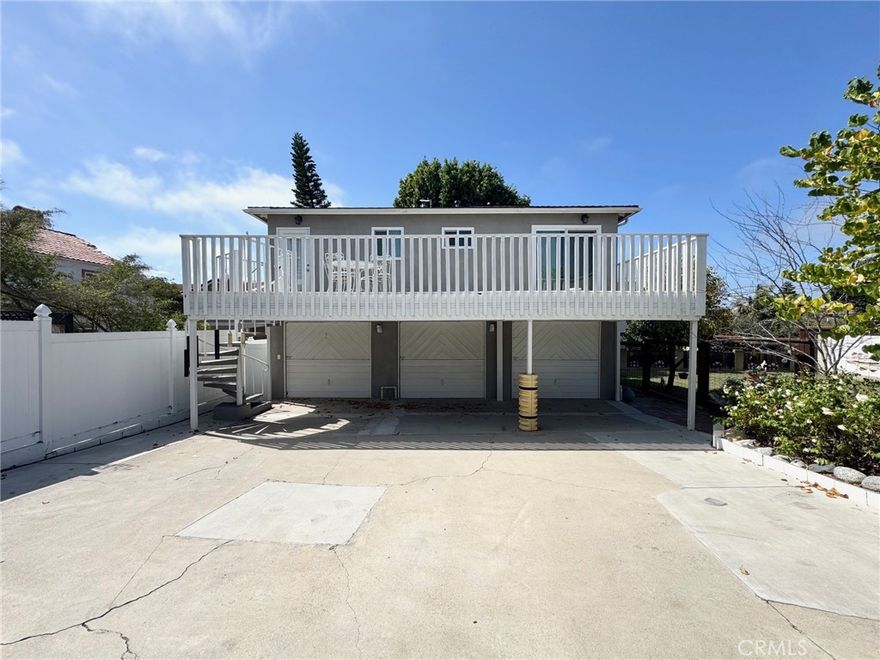 Property located in a quiet neighborhood. 10 min away from Beach. Shops and Restaurants nearby. Fully remodeled with water-resist flooring, new cabinets, kitchen countertop and full bathroom. This is a back unit on the 2nd level above garages that features 2 bedroom and 1 bath with one car garage and one assigned parking space. Private laundry room downstairs. Refrigerator is provided. All utilities are covered by the monthly rent. Great environment and school district. This is a Must-See!
