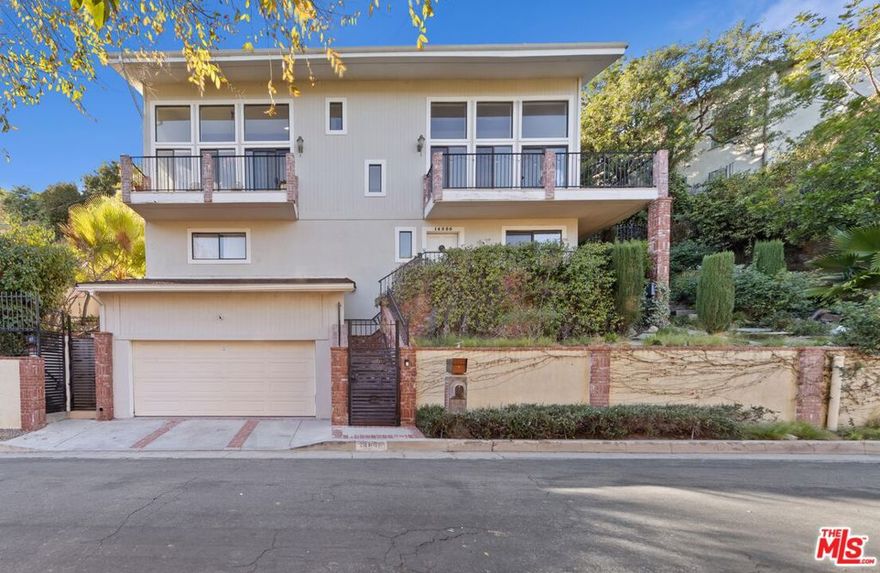 Welcome to this secluded, serene and mostly renovated multiple story contemporary retreat in a prestigious Sherman Oaks neighborhood. This 4 bedroom/ 4 bathroom,  3400 sq. ft home is  nestled in the foothills of The Santa Monica Mountains, South of The Blvd in prime Sherman Oaks.Terraced balconies & patios offer boundless, breathtaking views of the mountains beyond & city below & a soothing waterfall provides a tranquil focus. As you walk into front entry you will be invited with a cozy family/game room with a charming fire place. You will find a guest Ensuite and a powder room on this level. Second ( main ) floor features an open layout with high ceiling and abundance of natural light with outstanding views of Valleys, city and mountains. On the main level  there is access to balconies around and a beautifully designed patio which is perfect for entertaining. As  you take stairs to primary bedroom you'll be welcomed with a loft space which presents a great flex space for a bar/office/ Tv room . Wide plank hardwood floor throughout , stunning renovated primary bathroom are just some of many features of this hidden treasure in Sherman Oak hills.Hiking and walking trails are a few minutes walk away and just a few minutes from the heart of Sherman Oaks. This is truly a getaway in the city that provides complete privacy with an effortless flow for entertaining. Minutes to amazing restuarants on Ventura.  Easy access to the 101 and 405 frwy's and just minutes to the Westside, Hollywood and Downtown.Available Furnished or Unfurnished