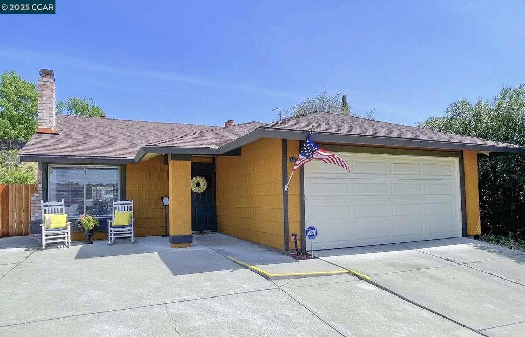 Step into the warmth and charm of this delightful Rodeo Viewpointe home! Built with care in 1979, this well-maintained property offers 2 spacious bedrooms, 2 modern bathrooms, and just under 1,000 square feet of inviting living space—perfect for comfortable and stylish living. The sunny eat-in kitchen features newer granite countertops, and a fresh, neutral color palette that creates a welcoming atmosphere. Additional highlights include elegant laminate flooring, upgraded window treatments, and a spacious two-car attached garage equipped with laundry hookups and convenient automatic openers. Enjoy the serenity of a private backyard with no rear neighbors, complemented by low-maintenance landscaping and the added bonus of RV parking. This home is thoughtfully designed to combine functionality and charm. Located in a prime location, this home offers easy access to Highways 80 and 4, BART, and public transportation—making your daily commute a breeze. Explore the nearby historic downtown Rodeo, the marina, local dining gems like the iconic "Dead Fish" restaurant and Napa’s world-class attractions just a short drive away. Don’t miss your chance to own this exceptional home. Schedule a viewing today and make your dream a reality!