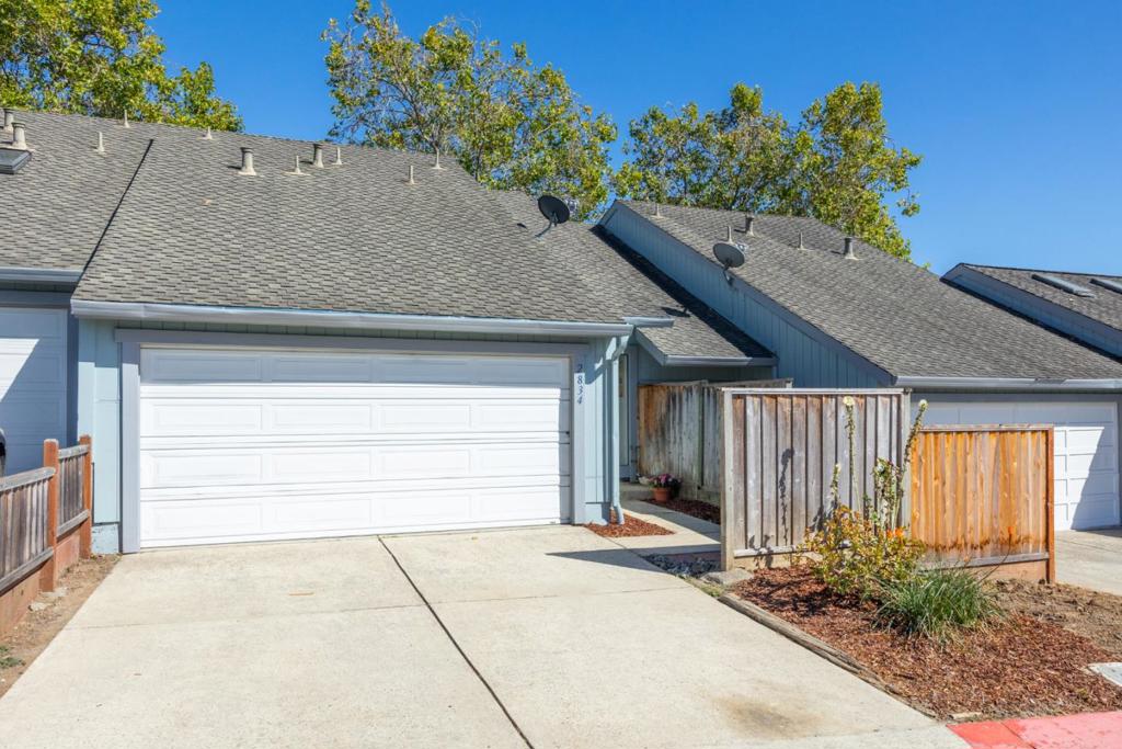 Welcome to 2834 Casa de Vida in Aptos! This 2-bedroom, 1.5-bath condo has been updated with fresh paint and brand new flooring, so it's totally move-in ready. Youve got an attached two car garage (huge bonus) and a private backyard, perfect for relaxing or having a little outdoor space of your own. Its tucked in a quiet community just minutes from Seacliff Beach, Aptos Village, coffee shops, restaurants, and hiking in Nisene Marks. Super convenient location with all the coastal charm Aptos is known for. This is a fantastic opportunity to own a stylish and affordable home in one of Santa Cruz Countys most sought-after beach towns.