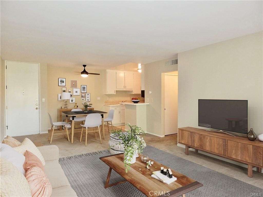 Unit 319. Rental price listed is for a 1 year lease. Owner is also willing to lease for a 3 month term ($3300/month) or a 6 month term ($3000/month). Top floor, end unit with private, oversized balcony and 2 tandem parking spaces in the gated subterranean garage. Gated community, unit is west facing, trees/sunset views and prime location away from the PCH road noise. Slider in the living room leads to balcony and looks down on a peaceful fountain. Stainless steel frig, microwave and dishwasher in unit. Bedroom has large walk in closet. Stoneybrook has all of the amenities you you could ask for: tennis courts, pool/spa, sauna, clubhouse, billiards, BBQs (one is right down the steps from this unit), fitness room, walking paths, etc... Close to the beach, marina, restaurants, shopping, CSULB, VA Hospital, etc... (Some pics are virtually staged).