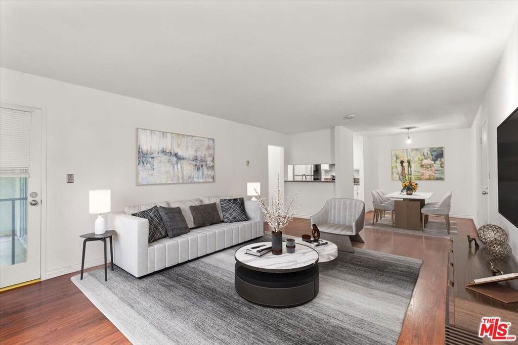 Welcome to this move-in ready 1-bedroom condo located toward the back in Windsor Fountains! From the living, dining & bedroom, enjoy greenery views out the windows and onto the patio. Kitchen has a brand new dishwasher, stainless steel refrigerator & sink, electric stove/oven & granite countertops. Recessed lighting in bathroom, wall air-conditioning unit in living room, lots of built in storage in bedroom, large walk-in closet & 2 car tandem parking. Move right in or customize with design updates. Complex offers community pool, sauna, gazebo picnic area, BBQs, tennis courts, recreation room with kitchen & lush grounds. HOA covers most utilities except electricity, Wi-Fi and cable. On-site building manager. Close proximity to downtown Culver City, restaurants, cafes & award-winning schools, with the library & the bike path located across the street. Schedule your private showing today!