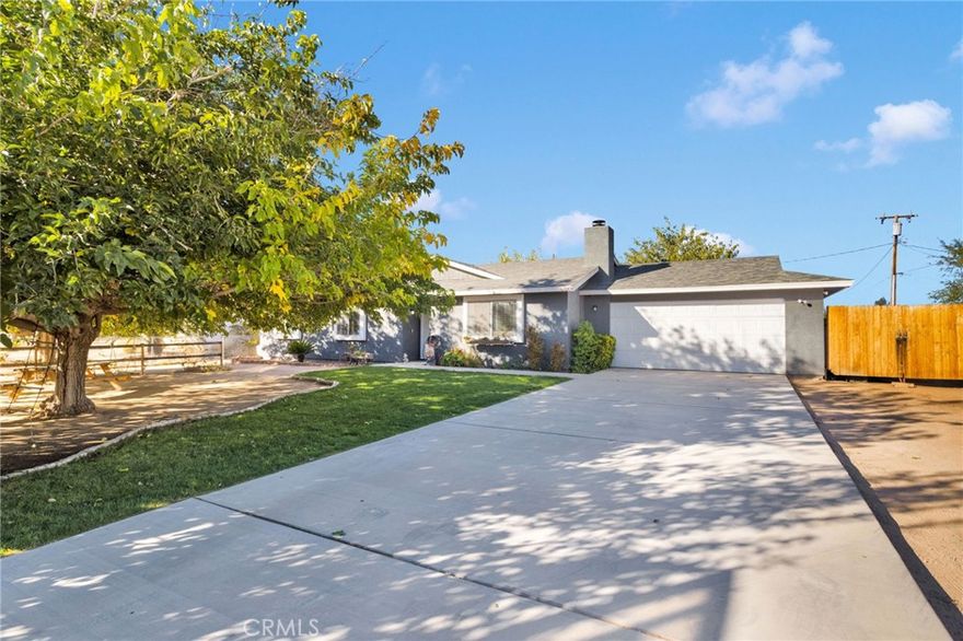 Welcome to 12828 Tamiani Road in Apple Valley!

This charming home offers a peaceful setting with mature trees providing plenty of shade in both the front and back yards. Inside, you’ll find a beautifully upgraded kitchen featuring concrete countertops, a copper farmhouse sink, and a built-in drink fridge. The open layout includes upgraded lighting and fixtures, upgraded flooring, stylish barn doors, and a cozy fireplace in the front living room. The layout is perfect for entertaining friends and family.



Both bathrooms have been tastefully updated, and the enclosed laundry area adds extra convenience. Step outside to a cross-fenced backyard designed for entertaining. Complete with grass, a storage shed, and an above-ground pool surrounded by a custom deck. Enjoy privacy, comfort, and character all in one move-in-ready home!