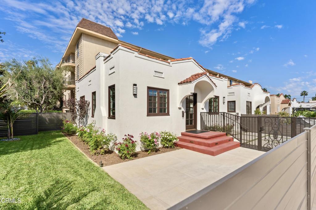 Welcome to this stunning one-bedroom Spanish residence -- the first of five individually renovated bungalows -- now available in the highly sought-after Madison Heights neighborhood of Pasadena. Originally built in 1922, this detached home has been meticulously reimagined from the ground up, blending authentic architectural charm with modern design and functionality. Every detail reflects exceptional craftsmanship, offering a rare opportunity to experience classic California living at its finest. Whether you're looking to simplify your lifestyle or relocate to one of Pasadena's most prestigious residential communities, this turnkey bungalow provides the perfect balance of elegance, privacy, and convenience. Enjoy the character of a historic home without the upkeep or ownership responsibilities -- and the freedom to live, work, and travel effortlessly. Highlights include a thoughtfully curated list of interior and exterior features designed for comfort, beauty, and everyday ease. Additionally, a fully finished flex office/gym/garage space is available as an optional amenity to qualifying applicants, starting at $795.00 per month. EV electrical available by request.