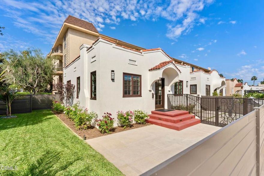 Welcome to this stunning one-bedroom Spanish residence -- the first of five individually renovated bungalows -- now available in the highly sought-after Madison Heights neighborhood of Pasadena. Originally built in 1922, this detached home has been meticulously reimagined from the ground up, blending authentic architectural charm with modern design and functionality. Every detail reflects exceptional craftsmanship, offering a rare opportunity to experience classic California living at its finest. Whether you're looking to simplify your lifestyle or relocate to one of Pasadena's most prestigious residential communities, this turnkey bungalow provides the perfect balance of elegance, privacy, and convenience. Enjoy the character of a historic home without the upkeep or ownership responsibilities -- and the freedom to live, work, and travel effortlessly. Highlights include a thoughtfully curated list of interior and exterior features designed for comfort, beauty, and everyday ease. Additionally, a fully finished flex office/gym/garage space is available as an optional amenity to qualifying applicants, starting at $795.00 per month. EV electrical available by request.