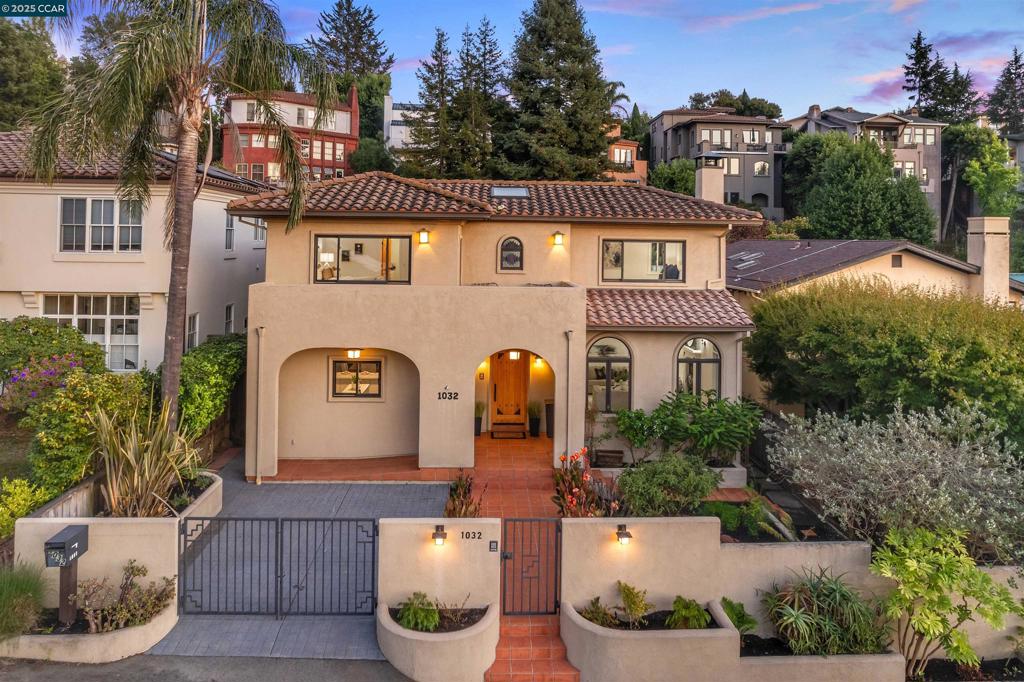 Set on a rare flat lot in the coveted Claremont Hills, this 4-bed, 2.5-bath home plus office/den offers 2,528 sq. ft. of comfortable living with breathtaking views. From the three Bay Area bridges to Mt. Tamalpais, Claremont Canyon, Angel Island, Alcatraz, Treasure Island, and even the Farallon Islands on clear days—the vistas are unmatched. Built in 1994 and recently refreshed, the home features a Viking oven, new 2024 refrigerator, updated countertops, freshly painted cabinets, new fixtures, and fresh interior paint. Skylights, stained-glass windows, a solarium, and expansive decks create light-filled spaces perfect for everyday living or entertaining. Enjoy the cozy fireplace, central A/C and heating, tankless water heater, and central vacuum system. Outdoors, automatic sprinklers maintain vibrant landscaping with fruit trees, berry bushes, roses, raised garden beds, and milkweed. A 2-car garage plus ample extra parking add ease. Nearby trails and a scenic path lead directly to the Claremont Hotel. This is a rare chance to enjoy space, comfort, and unmatched views in one of the East Bay’s most sought-after neighborhoods.