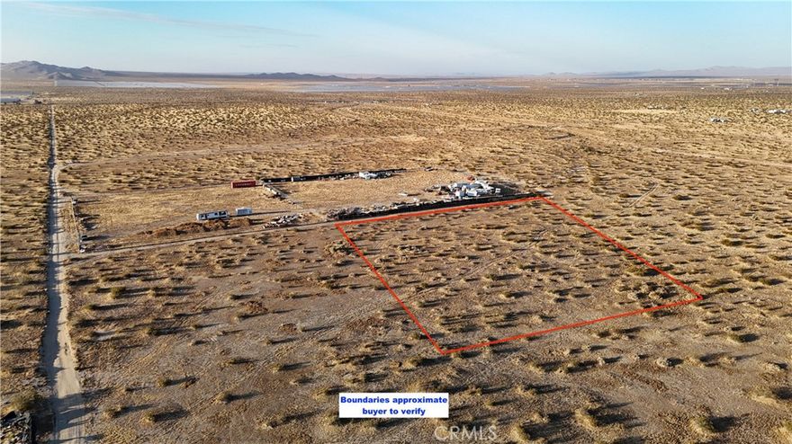 2.245 acres in Adelanto not far from El Mirage.  This property is located on Vintage Rd per the assessor's map which is just off Vinton Rd. While Vintage Rd hasn't been graded yet, the easement is shown on the assessor's map; interested buyers should contact the city regarding grading and regarding what street and address would be assigned when you are ready to build. This property offers a rural setting, yet it's less than 10 minutes away from the center of Adelanto.  Drive by today and see if this location is perfect for your real estate needs!
APN# 0458-122-60-0000
Coordinates: 34.591145 / -117.479020
This property does not have an address assigned. "730 Vintage Rd" is for listing purposes only.