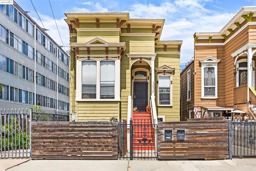 This freshly renovated, delivered vacant West Oakland duplex offers exceptional versatility for owner-occupants, multi-generational living, or investors seeking an asset with strong long-term upside. Spacious units feature 3 bedrooms and 2 full baths, blending original architectural charm—think classic details, warm character, and abundant natural light—with a full suite of modern upgrades designed for comfort and functionality. Recent interior improvements include rebuilt front steps, new washer/dryer, new stove, refinished tub, updated shower/tub tile, new light fixtures, new kitchen countertops, new dishwasher, new shower door, and newly installed dehumidifiers with continuous exterior drainage. These thoughtful updates elevate daily living while reducing maintenance concerns. Property-wide enhancements deliver even more value: new exterior foundation slab waterproofing, drought-tolerant patio and trees, a new steel privacy door/gate, and a new wooden gate—ideal for added security and curb appeal. With an EV car charger already installed and sewer compliance completed, this duplex is move-in ready, income-ready, and positioned for excellent long--term appreciation in one of Oakland’s most evolving neighborhoods. Offering memorandum available upon request.