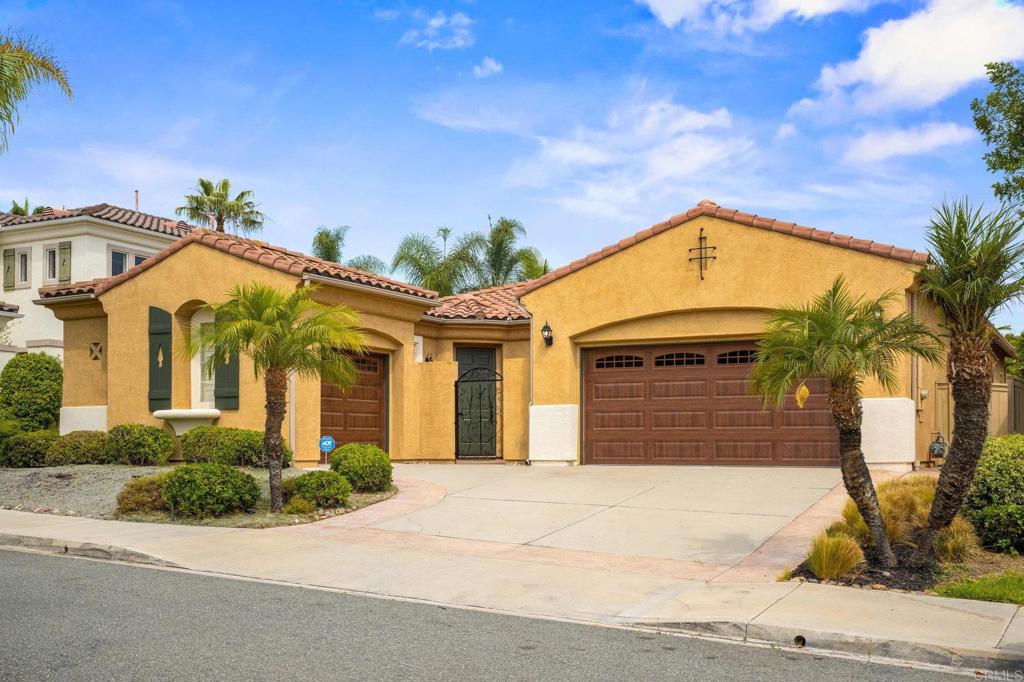Single-Story Luxury Living. Welcome to this beautifully upgraded and highly sought-after single-level home located in the desirable Eastlake Trails community of Chula Vista. Offering 3 spacious bedrooms, a flexible home office/bonus room, and 2.5 bathrooms, this approximately 2,500 sq ft home combines elegance, comfort, and functionality in a family-friendly neighborhood. Step inside and experience a thoughtfully designed open floor plan ideal for both entertaining and everyday living. The heart of the home is the gourmet chef’s kitchen, featuring granite slab countertops, a large breakfast bar, and ample cabinetry. The adjacent dining and living areas flow seamlessly with distressed designer maple hardwood flooring adding warmth and character throughout. Enjoy the convenience of single-story living with generous bedroom sizes, a private primary suite, and flexible spaces that can be tailored to your needs—whether it’s a home office, gym, or media room. Situated on a quiet street in an upscale neighborhood, this home offers close proximity to top-rated schools, Otay Ranch Town Center and scenic walking trails. Enjoy the amenities of Eastlake Trails, including community pools, parks, and recreational facilities. Don’t miss the opportunity to own this exceptional Eastlake Trails home.