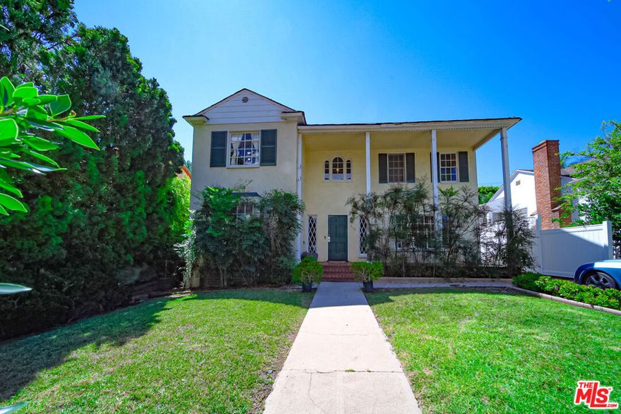 WELCOME HOME THIS BEVERLY HILLS "GEM", 90210.  IT IS TRULY A "DIAMOND IN A ROUGH" !! THIS CHARMING, 2-STORY COLONIAL MASTERPIECE, 3BR/2BA, POSSESSES THE CLASSIC BEAUTY AND ELEGANCE OF THE BY-GONE ERA OF 1930-40. ITS INTRICATE ARCHITECTURAL DETAILS: CROWN MOLDINGS, SPIRAL STAIRCASE, FIREPLACE, BEAUTIFUL HARDWOOD FLOORS, ARCH WINDOWS, TIMELESS LIGHT SCONE,  VANITIESTHRU-OUT EXUDES LUXURY & SOPHISTICATION.  SITUATED ON THE SIZABLE LOT AND SPACIOUS BACKYARD IDEAL FOR ENTERTAINING AND POSSIBLE ADU.  TALL FRONT HEDGERS COUPLE WITH LONG DRIVEWAY & GATE, PROVIDE MORE PRIVACY & EXCLUTIVITY TO THE "90210 RESIDENCE".   THE POSSIBILITY IS ENDLESS WHETHER YOU CHOOSE TO RESTORE ITS ARCHITECTURE BEAUTY OR CREATE YOUR OWN MODERN LIVINGS, EITHER WAY, YOU ARE CREATING YOUR OWN "MASTER PIECE" IN THE PRESTIGIOUS BEVERLY HILLS "FLAT", 90210.  SO BRING YOUR SOPHISTICATION, YOUR IMAGINATION, YOUR BEAUTIFUL TASTES.. TO MAKE THIS HOME YOURS !! CONVENIENTLY LOCATED & WALKING DISTANCE TO BH PARKS, FAMOUS BH TRIANGLES, RENOWNED SCHOOL DISTRICT, FAME SHOPS, GORMET RESTAURANTS, HOUSES OF WORSHIP.. THIS PROPERTY HAS IT ALL!!  WON'T LAST!! WELCOME HOME TO 90210!!