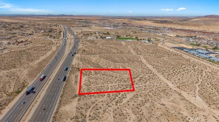 Affordable High Desert Investment !!!! This 1.26 acre parcel offers wide-open desert views just minutes from the 15 freeway. Parcel is Landlocked -No road access -easement required.  Enjoy wide open views ! Secure this property before someone else does!!!!