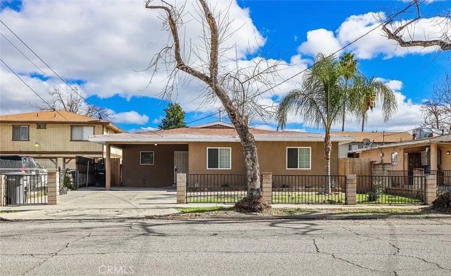 A great deal! Take a LOOK! Charming 4-Bedroom, 2-Bathroom Home in the Heart of San Jacinto

This spacious and well-maintained home features 4 generously sized bedrooms and 2 bathrooms, and is ideally located near downtown San Jacinto. Enjoy the convenience of being close to local restaurants, shopping, schools, and parks.



Key Features:



Remodeled Kitchen with a 5-burner gas stove, decorative glass tile backsplash, and ample cupboard & counter space.

Open Dining Area featuring a ceiling fan and access to the side yard.

Paint and new laminate flooring throughout the main living areas, creating a clean, modern feel.



Guest Bedroom with new neutral, low-pile carpet.



Primary Suite with tile floors and a private sliding glass door leading to the backyard.



Energy-Efficient Features, including ceiling fans throughout.



Inside Laundry Room with a gas dryer hookup for added convenience.



Spacious Backyard perfect for outdoor activities, and a fenced front yard for added privacy.



This home is ideal for both investors and first-time homebuyers alike, offering great potential and comfort. Don’t miss your chance to make it your own!