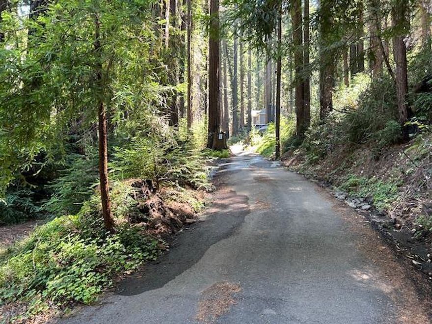 REDUCED! This is a lender owned property that was burned in the CZU fire. Convenient location in Forest Springs just off Big Basin State 236, barely two miles from town. This neighborhood is being rebuilt with new homes, and is coming back as a better new neighborhood. Some burned debris and old generator or left on the property. Seasonal spring and small runoff creek thru the property as well. Forest Springs has a neighborhood corporation that manages water roads with access to the public pool located near 236 entrance.