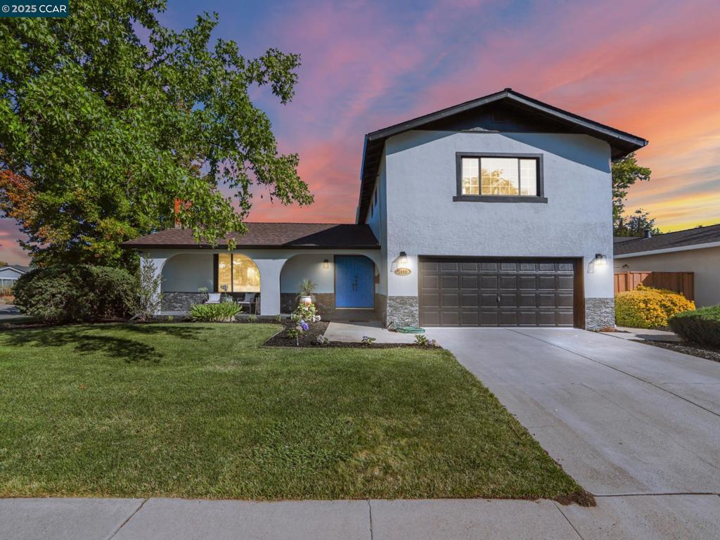 Located on a quiet court at the Concord–Walnut Creek border, in the sought-after Four Corners neighborhood, this beautifully updated two-story home offers a perfect blend of comfort and functionality. With 2,128 sq ft of thoughtfully designed living space, this 4-bedroom, 2-bathroom home features an open-concept layout filled with natural light and elevated finishes. The remodeled kitchen is the showstopper—quartz-zanite countertops, high-end appliances, and a large island ideal for meal prep, casual dining, or effortless entertaining. It flows directly into the dining and living areas, creating a cohesive, easy-to-live-in space for everyday life and special gatherings. Step outside to your own backyard oasis—a sparkling pool, relaxing spa, lush landscaping, and multiple patio zones for seamless indoor-outdoor living. Upstairs are all 4 bedrooms and 2 full baths, including a spacious primary suite with spa-inspired finishes and a retreat-like layout. Additional rooms offer flexible-use potential—perfect for kids, guests, or a home office. Conveniently located within walking distance to Trader Joe’s, local dining, and top-rated schools, and just minutes to freeway access, this home truly checks all the boxes.