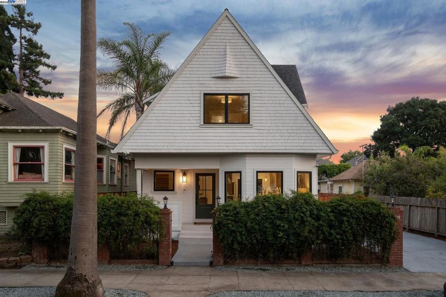 A Victorian beauty has been reimagined for modern living in this fully renovated 4BD/3.5BA home in the heart of Berkeley. From the expansive backyard to the comfortable living areas, this 1978 SQFT home has been thoughtfully redesigned with room to grow with approved ADU plans and two primary suites. The bay windows, a convenient adjacent dining area, an exquisite designer kitchen with top of the line appliances, a flexible space ready as a den, office, or play area, and a powder room. Step through the kitchen’s glass doors onto a deck for wonderful indoor/outdoor living. Entertain, play, or garden in the professionally landscaped backyard boasting raised gardening beds, new fencing, and a large patio. Back inside, the first floor’s primary bedroom suite also opens to the yard and includes a gorgeous spa-like bath and custom closets. Wood floors and recessed lighting span the home. Upstairs find three more bedrooms with roomy closets. Two bright bedrooms share a chic new full bath with tub, while another bedroom features a great new ensuite bath with shower. Two parking spaces and BART mere blocks away make for an easy commute. Nearby, enjoy Berkeley’s best - the cultural and recreational offerings of Cal, great parks, Berkeley Bowl, gourmet dining, and lively College Avenue.