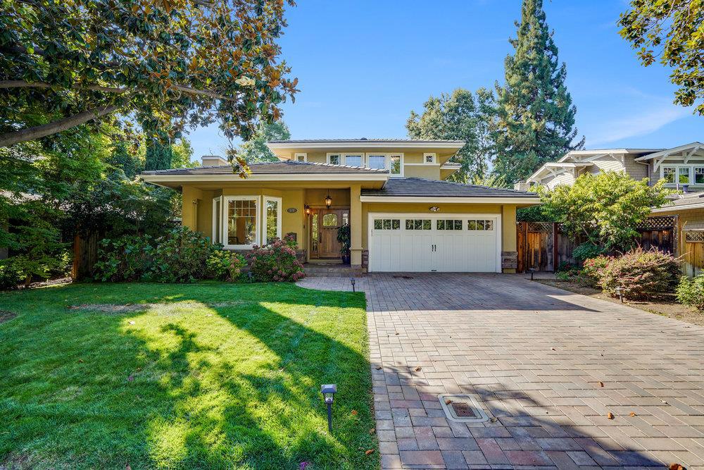 Gorgeous Two Story Home Built in 2007 is surrounded by lush landscaping. Modern amenities throughout the home and an elegant style to each room. Formal Living Room and Dining Room, Spacious Family Kitchen, Primary Suite includes separate office. There is a downstairs Bedroom and Full bath. Located on a quiet tree lined street close to Edgwood Shopping Center, Duveneck Elementary and Eleanor Pardee Park!
