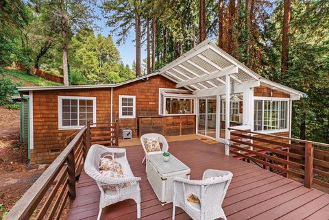 Photo of 14755 Two Bar Road, Boulder Creek, CA 95006 (MLS # ML82034626)